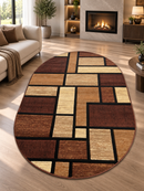 Covor Platinum , bej-maro, Living, Dormitor, COD: 4703A
