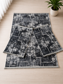 Set Covoare  Antiderapante 1 covor mare 140X200 + 2 pui 60X100