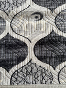 Covor antiderapant gri / white living dormitor 140x200