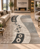 Covor prime, gri/bej, Living, Dormitor, COD: 7553R